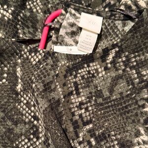 H&M Monochrome Snake Pattern Dress